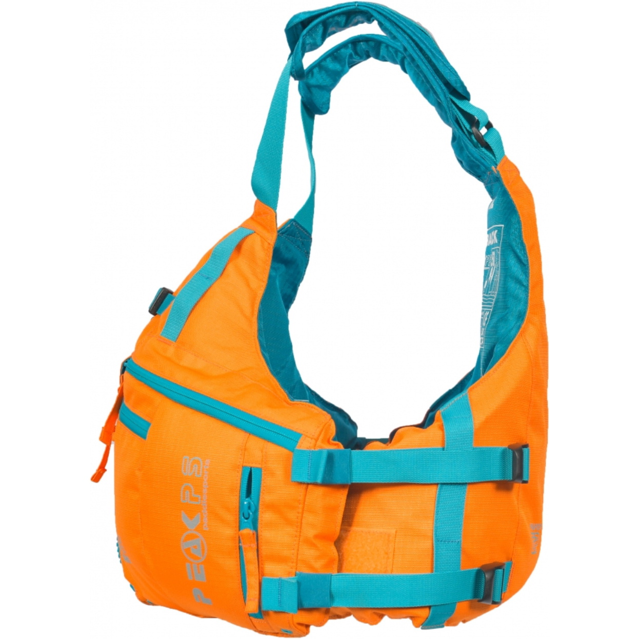 2026 Peak PS Heren Wraptor Rits PFD Drijfhulpmiddel 26WZ - Orange